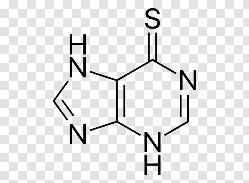 8-Oxoguanine Oxoguanine Glycosylase Purine Adenine DNA - Black And White - Anticancer Transparent PNG