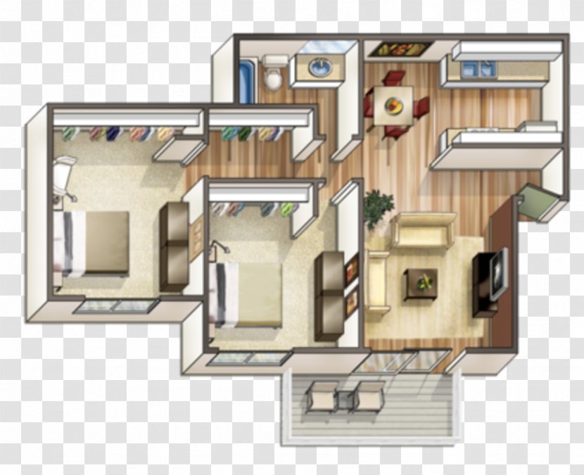 Beach Cove Apartments House Floor Plan Home - Apartment Transparent PNG