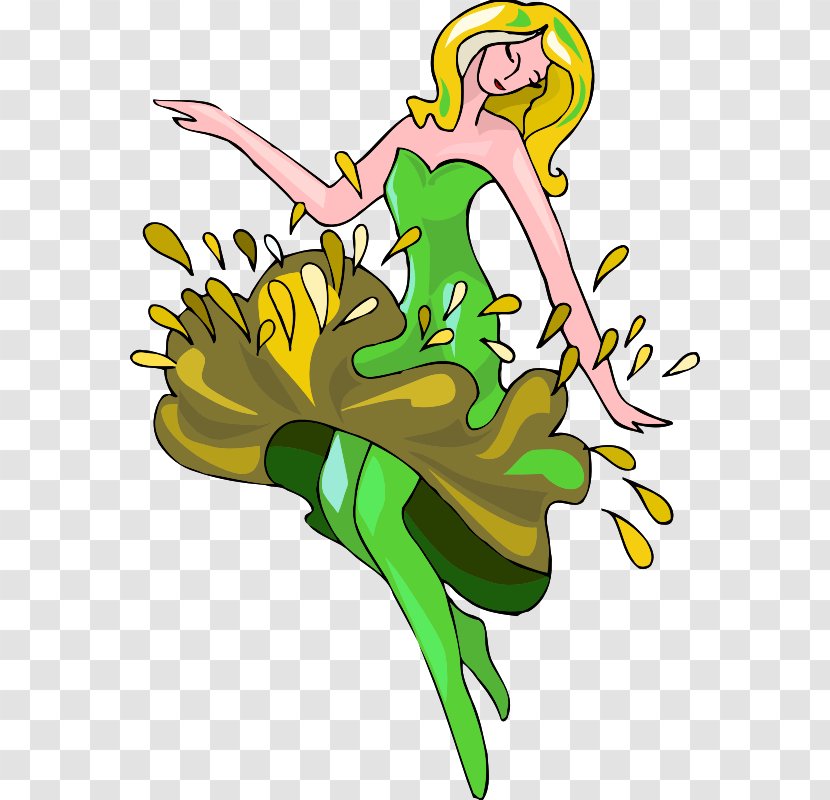 Dance Clip Art - Flower - Mythical Creature Transparent PNG