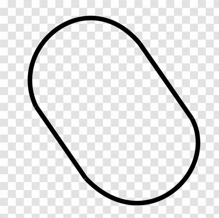 Black Circle Area - And White - Oval Transparent PNG