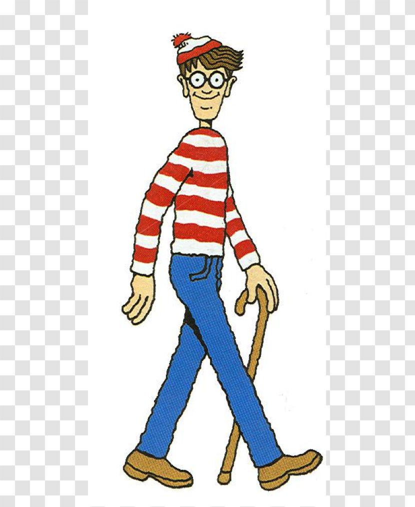 Where's Wally?: The Magnificent Poster Book! Wally Now? Waldo 5K Clip Art - Clothing - One Man Band Cartoon Transparent PNG