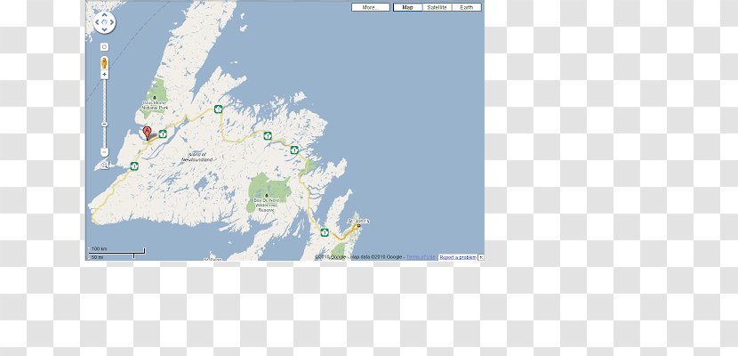 Road Map Newfoundland And Labrador General Election, 2019 World Cartography Transparent PNG