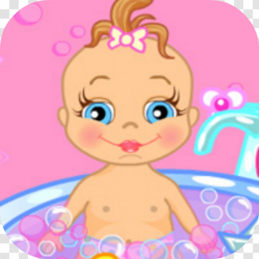 Bathing Infant Game Child Play - Cartoon - Baby Bath Transparent PNG