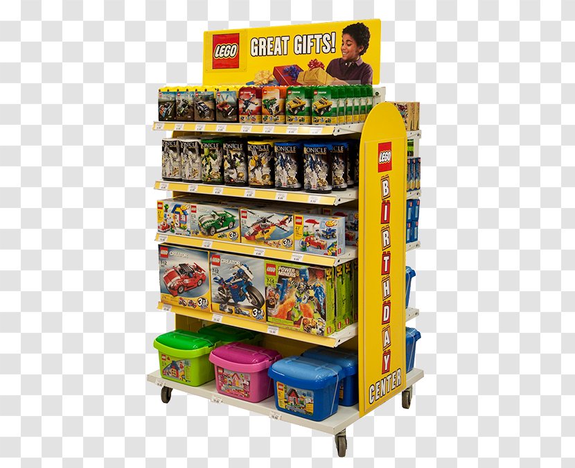 Toy LEGO Merchandising Retail - Gondola - Merchandise Display Stand Transparent PNG
