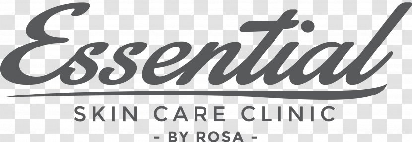 Logo Brand Font - Black And White - Skin Clinic Transparent PNG