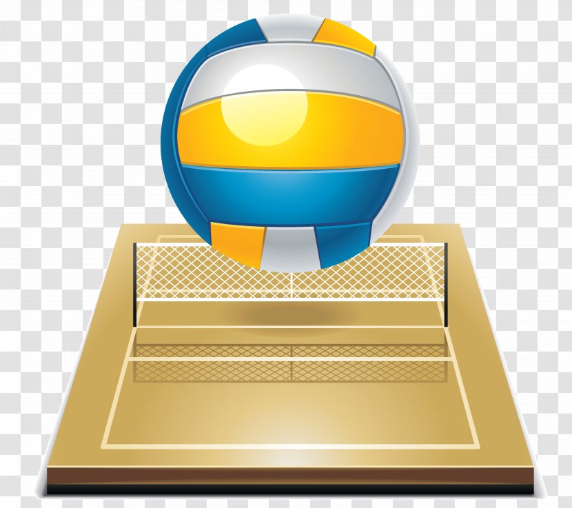 Sport Volleyball Clip Art - Yellow Transparent PNG