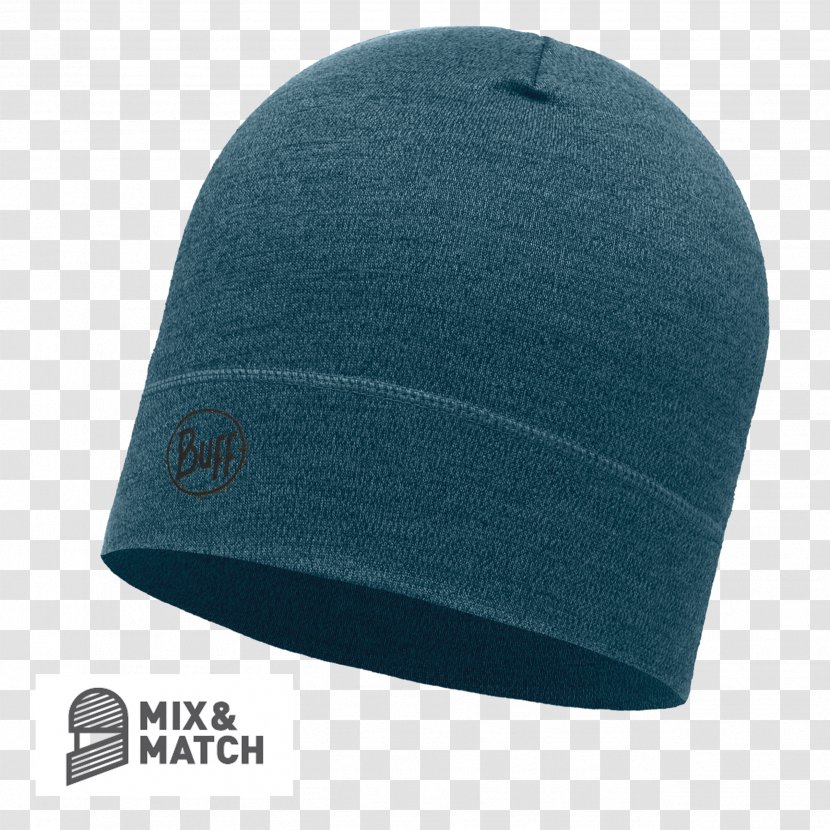 Beanie Knit Cap Hat Headgear Buff - Electric Blue Transparent PNG