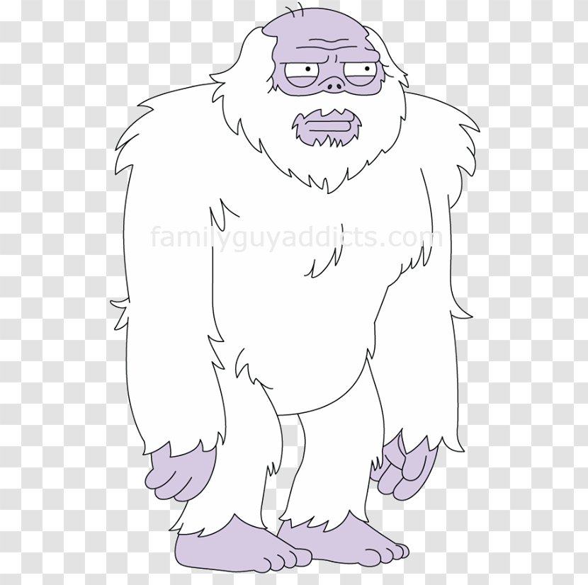 Family Guy: The Quest For Stuff Yeti Homo Sapiens A Very Special Guy Freakin' Christmas - Silhouette Transparent PNG