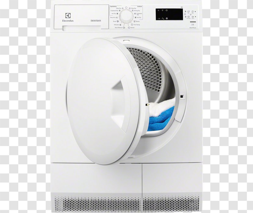 Clothes Dryer Electrolux EDP2074PDW Washing Machines Laundry - Clothing Transparent PNG