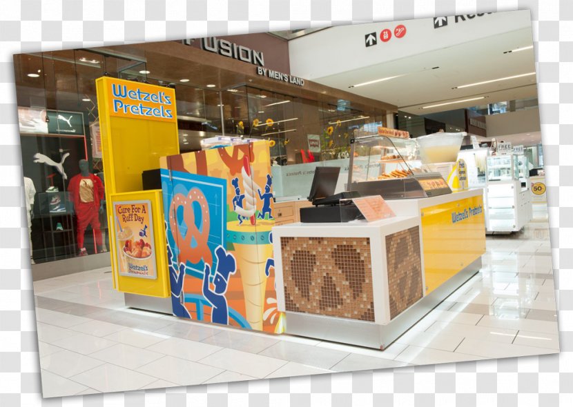 Mall Kiosk Shopping Centre Retail CF Chinook - Pretzel Day Transparent PNG