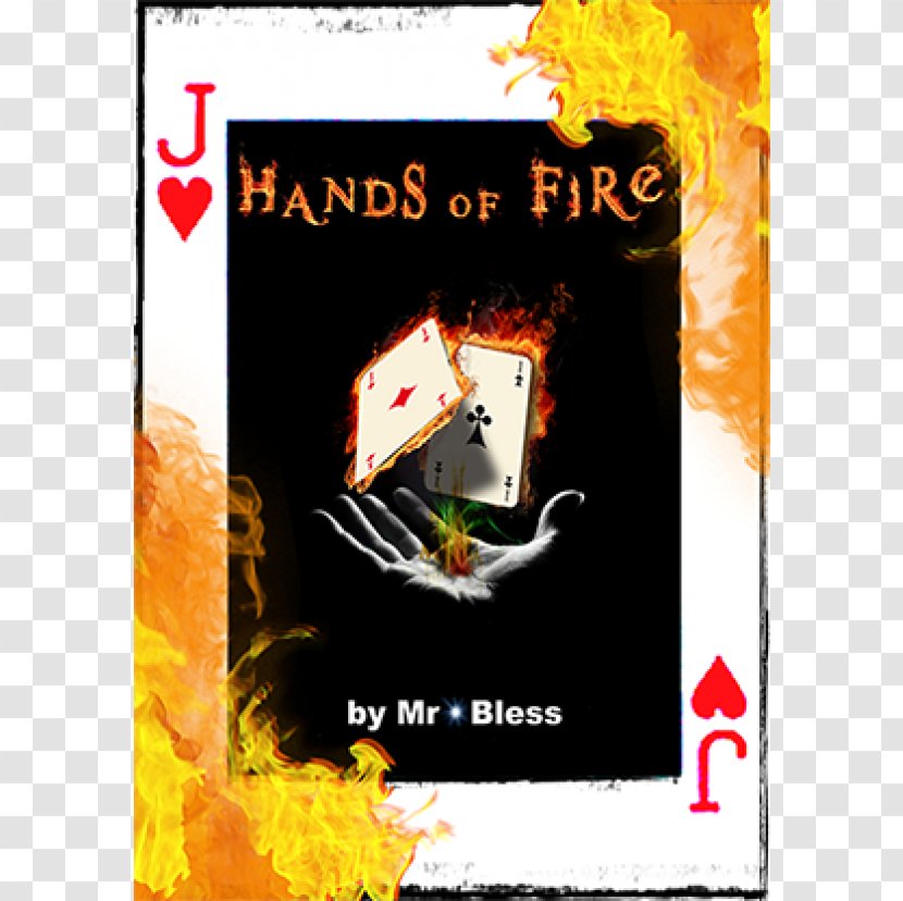 Playing Card Magic Floating Match On Manipulation Fédération Internationale Des Sociétés Magiques - Hand Flame Transparent PNG