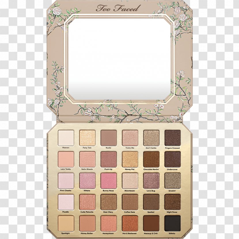 Too Faced Natural Love Eye Shadow Collection Cosmetics Eyes Palette Transparent PNG