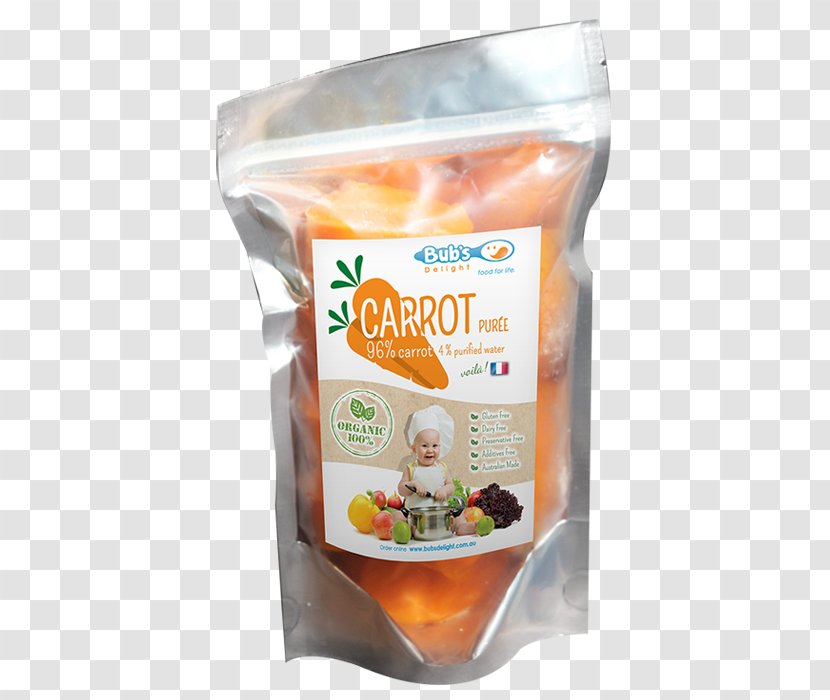 Baby Food Organic Purée Carrot Transparent PNG