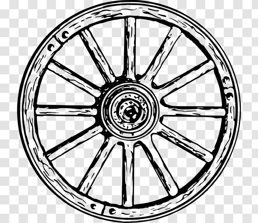 Wagon Car Wheel Clip Art - Bicycle Transparent PNG