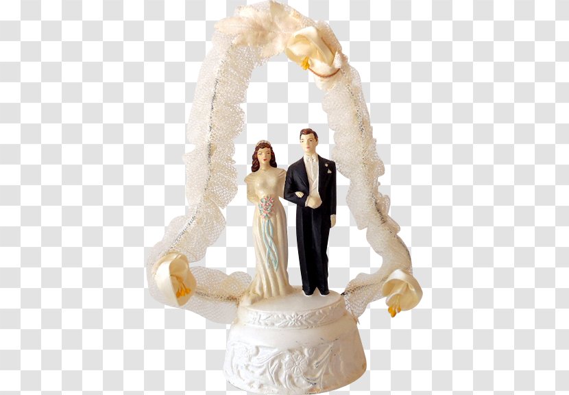 Wedding Cake Topper Fritter Bridegroom - Ceremony Supply - Couple Transparent PNG