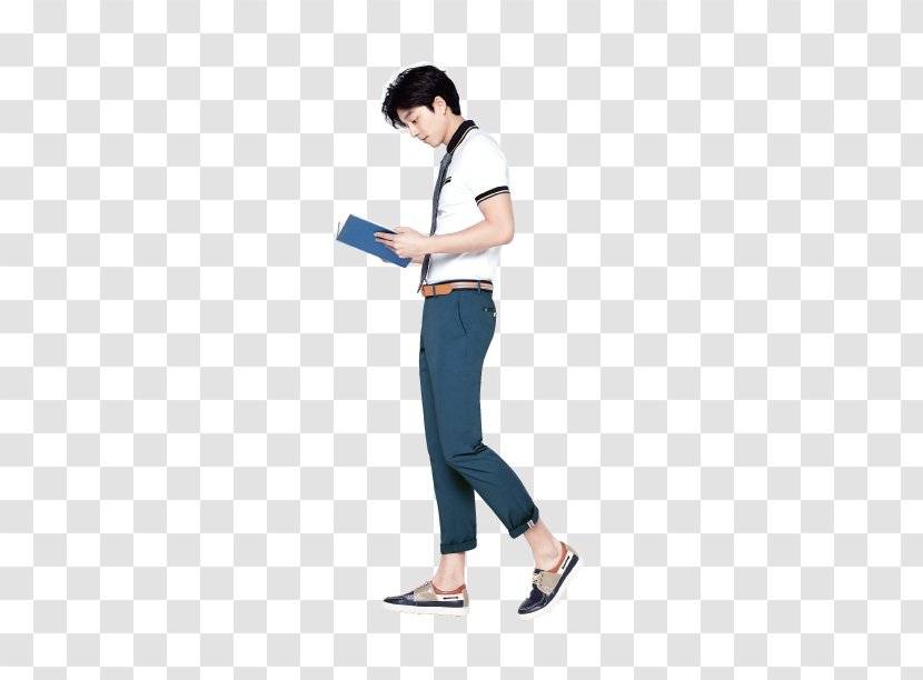 Korean Drama Jeans Actor - Shoe - Clothing Transparent PNG