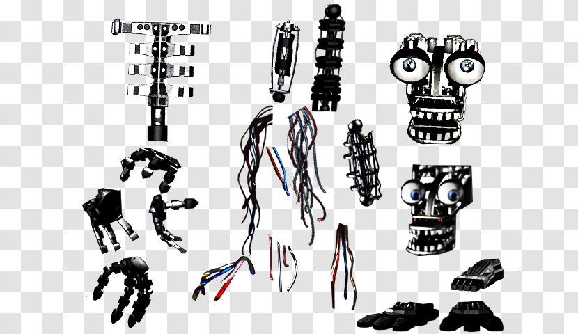 Five Nights At Freddy's 2 3 Endoskeleton Animatronics - Art - Organism Transparent PNG