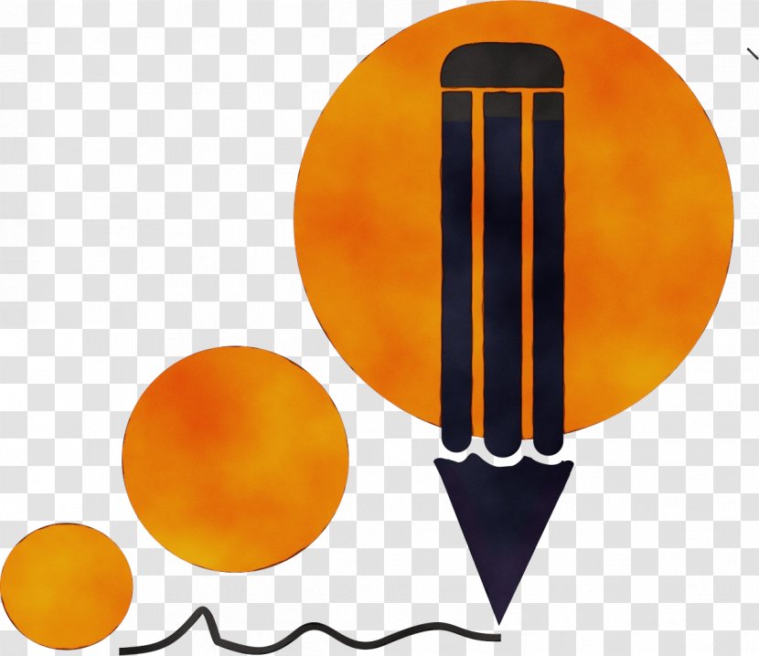 Orange - Watercolor - Logo Ball Transparent PNG