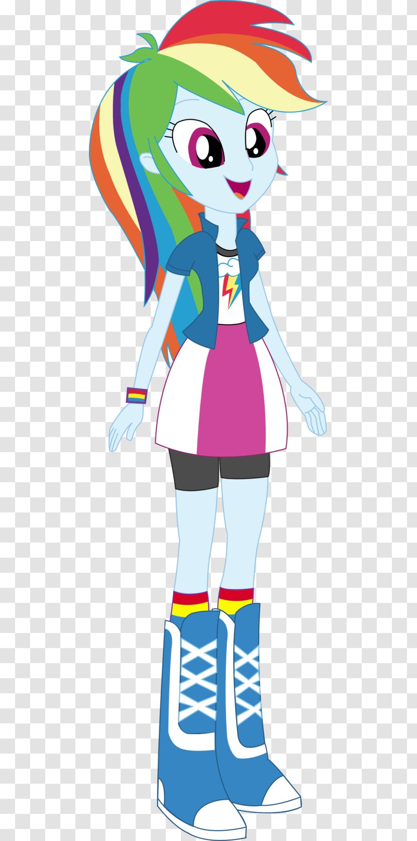 My Little Pony: Equestria Girls Clip Art Illustration Rainbow Dash Vector Graphics - Artwork - Base Transparent PNG