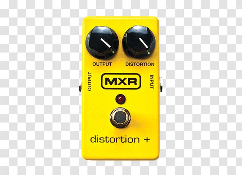 MXR Distortion + Effects Processors & Pedals Dunlop Distortion+ M104 - Silhouette - Guitar Transparent PNG