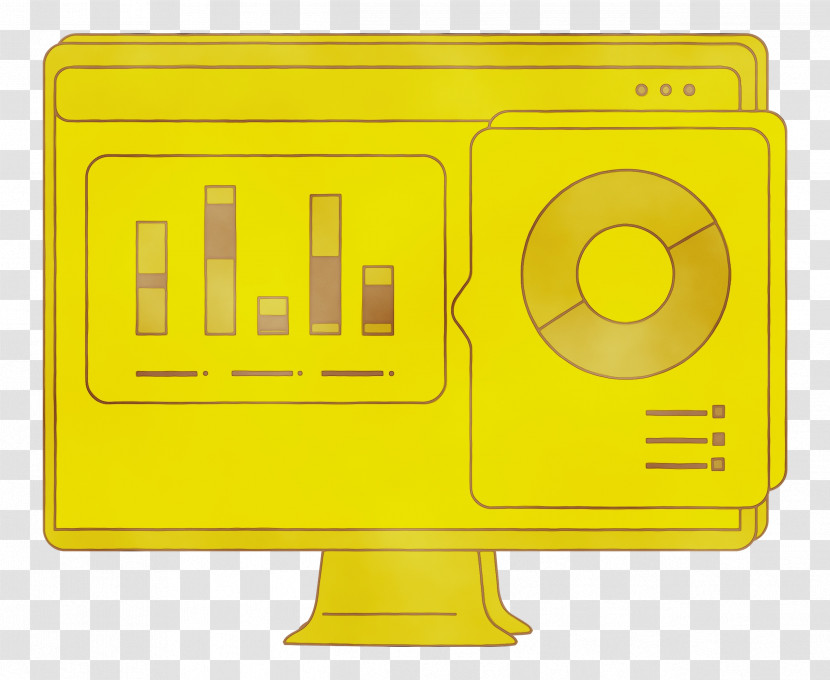 Font Yellow Meter Transparent PNG