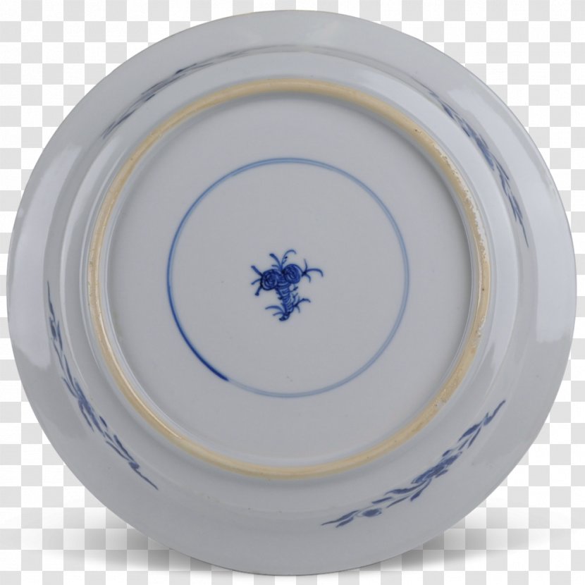 Plate Ceramic Blue And White Pottery Cobalt Saucer - Dinnerware Set Transparent PNG