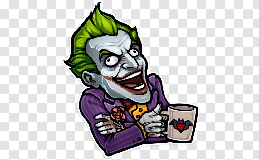 Joker Telegram Sticker Batman DC Comics - Dc Transparent PNG