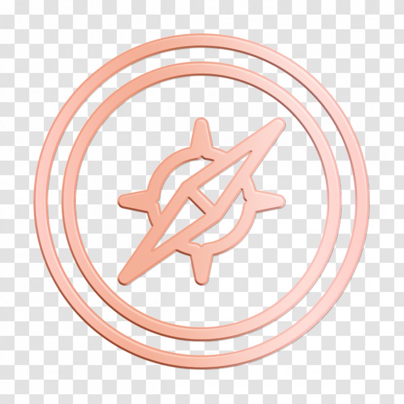 Browser Icon - Camping - Peach Symbol Transparent PNG