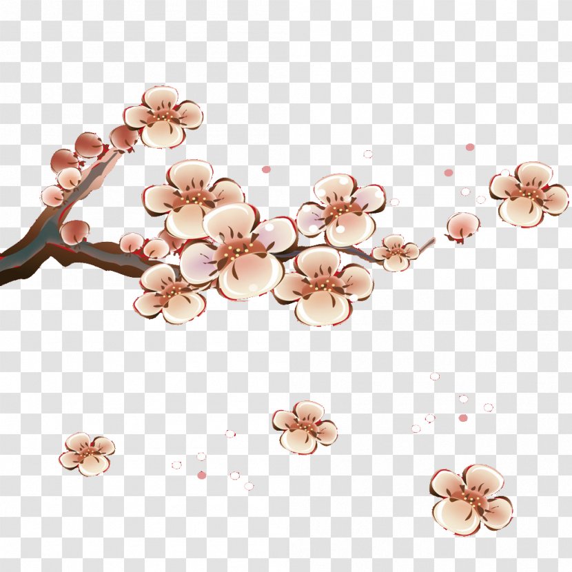 Plum Blossom RGB Color Model - Jpeg Network Graphics - Flower Transparent PNG