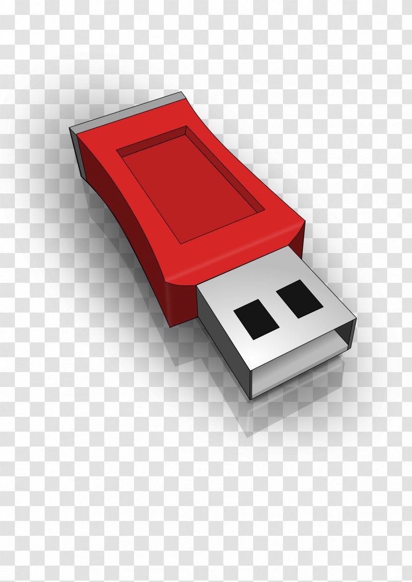 USB Flash Drives Computer Data Storage Clip Art - Rectangle - Usb Transparent PNG