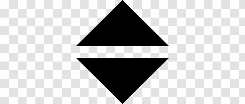 Sorting Algorithm - Triangle - Down Arrow Transparent PNG