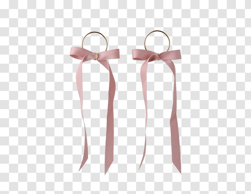 Ribbon Clothes Hanger Product Design - Peach - Accents Transparent PNG