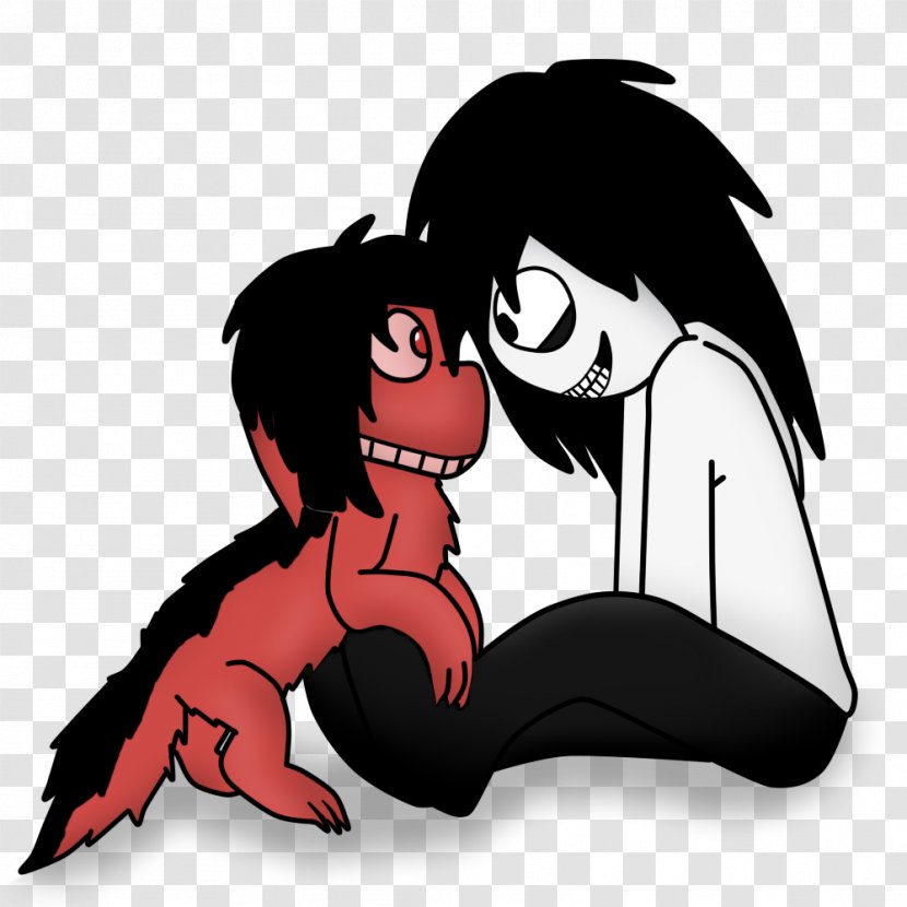 Puppy Jeff The Killer Dog Slenderman Creepypasta - Silhouette Transparent PNG