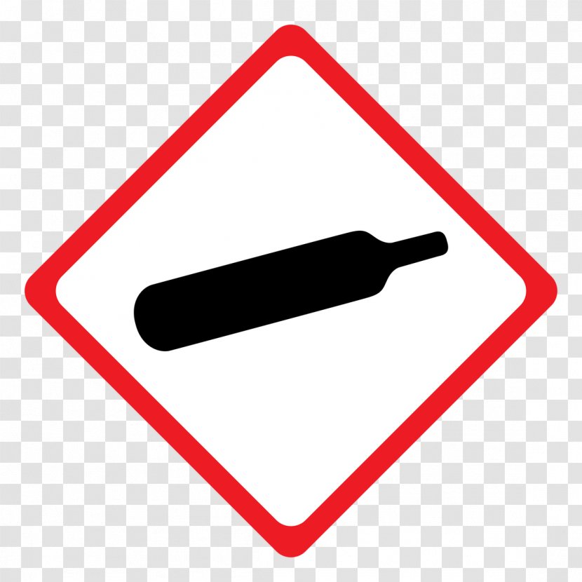 Gas Cylinder Globally Harmonized System Of Classification And Labelling Chemicals Dangerous Goods - Ghs Toxic Pictogram Transparent PNG