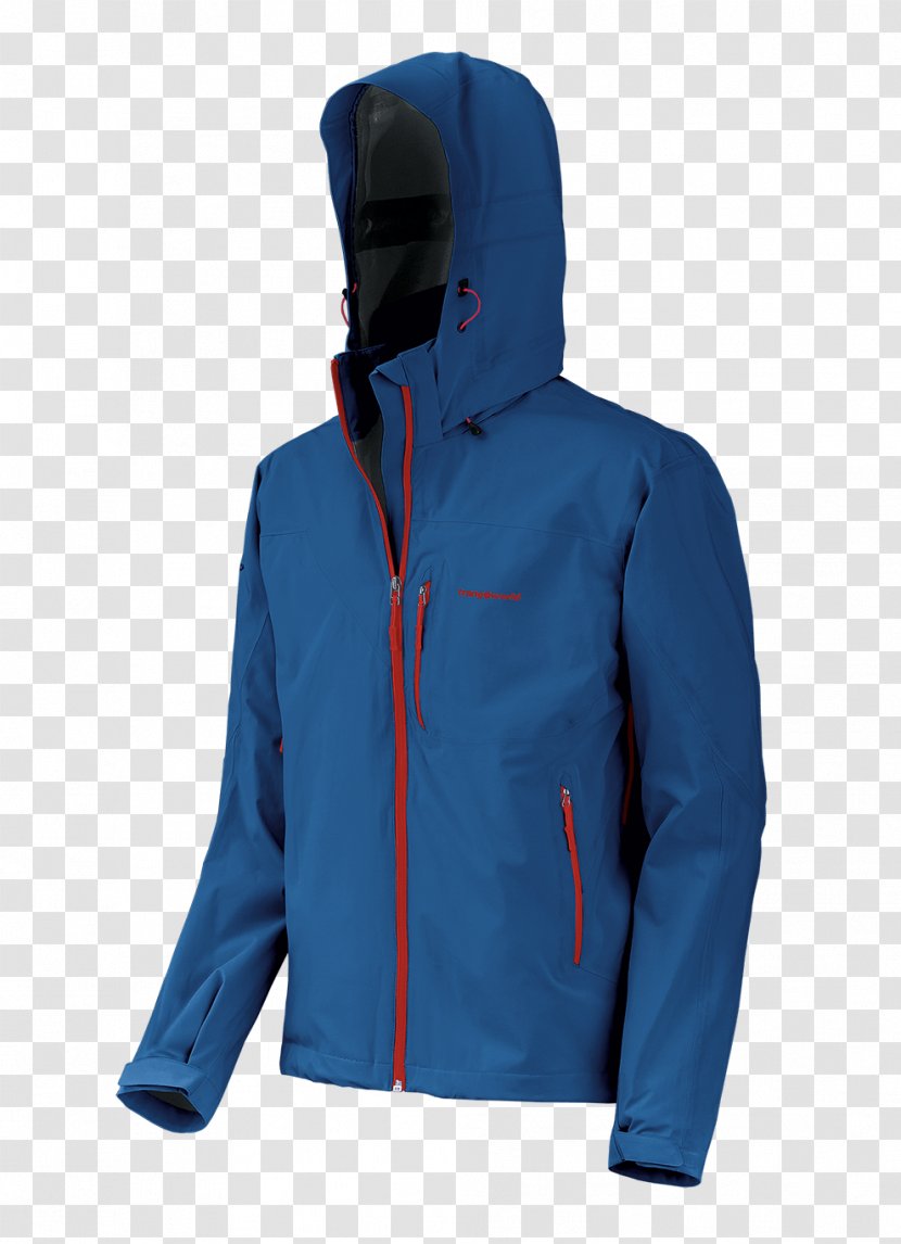 Jacket T-shirt Raincoat Clothing Blue - Tshirt Transparent PNG