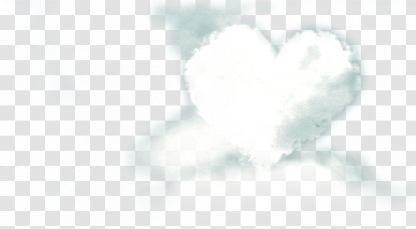 White Heart Sky Wallpaper - Silhouette - Cloud Transparent PNG