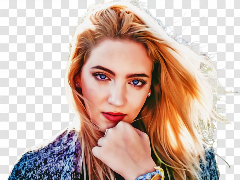 Winter Girl - Kush - Gesture Portrait Transparent PNG