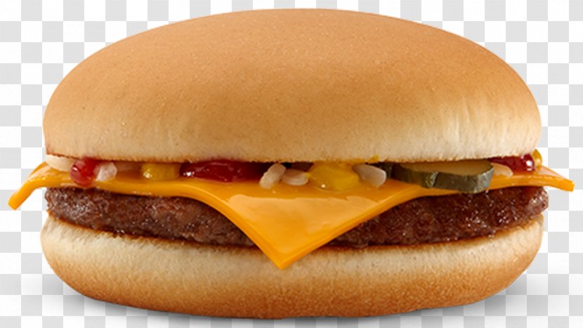 McDonald's Cheeseburger Hamburger Fast Food Big Mac - Ham And Cheese Sandwich - Burger King Transparent PNG