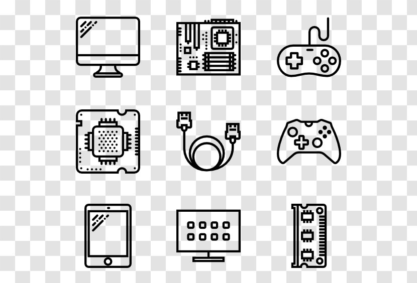 Technology Computer Monitors - Black And White - Pack Collection Transparent PNG