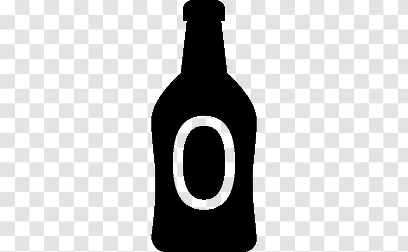 Beer Bottle Wine Champagne - Silhouette Transparent PNG