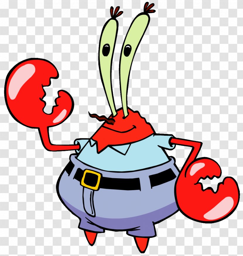 Mr. Krabs Plankton And Karen Squidward Tentacles Patrick Star - Steamed Crabs Transparent PNG