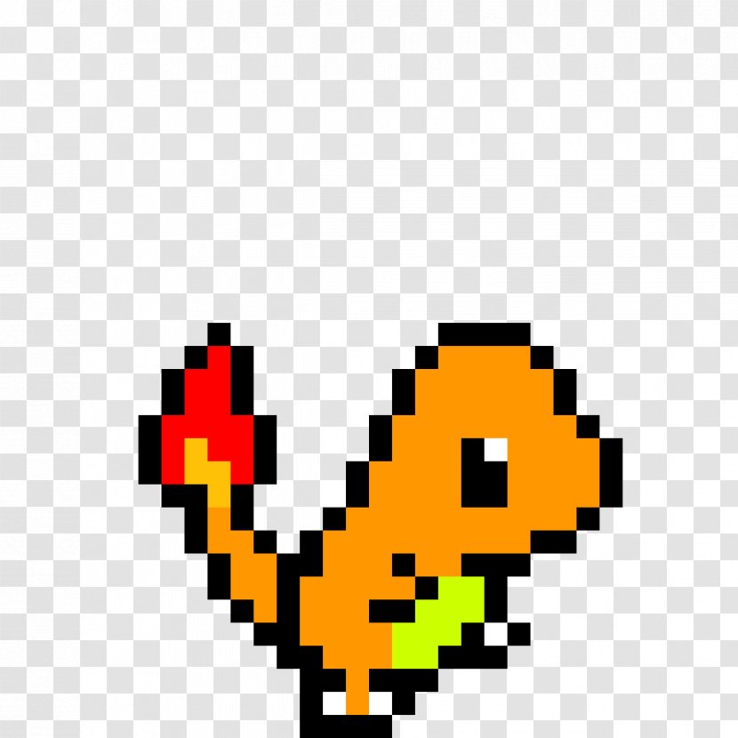 Minecraft Charmander Pixel Art Pikachu Pokémon - Deviantart Transparent PNG