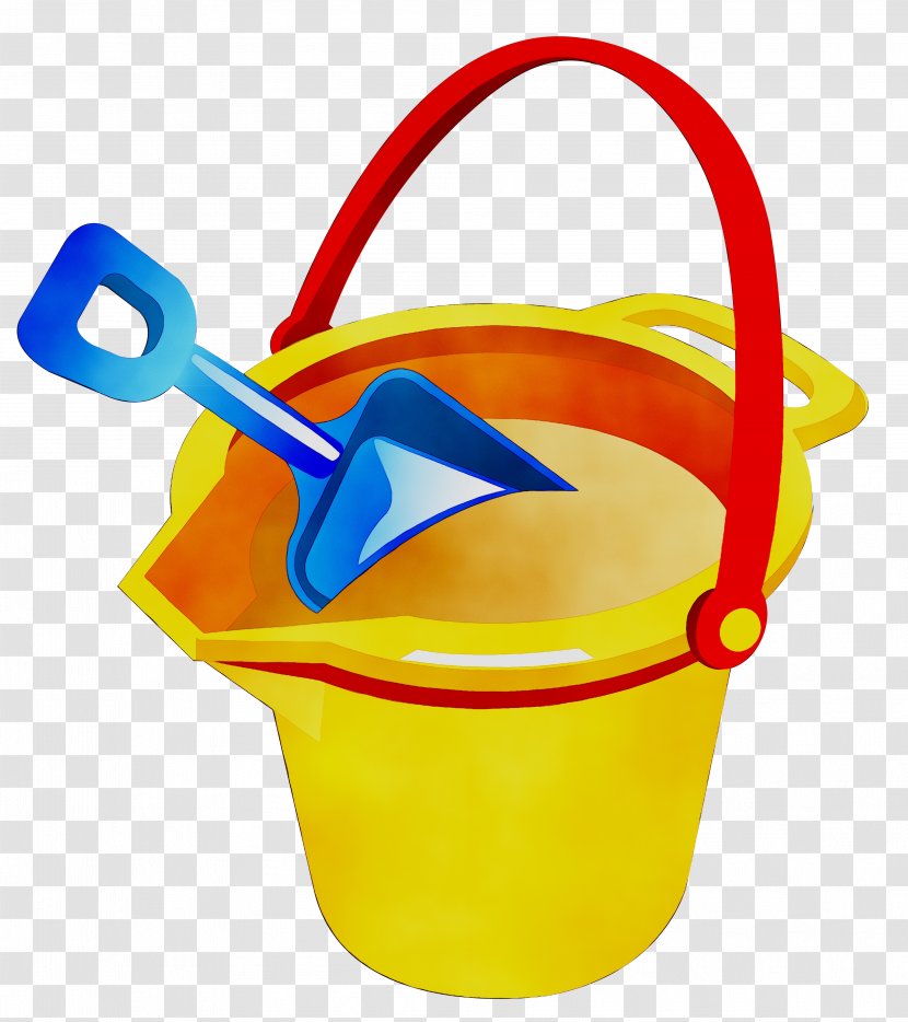Yellow Plastic Product Design Bucket Transparent PNG