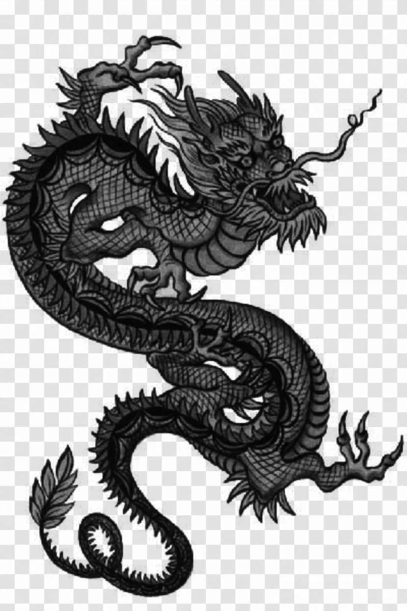 Japanese Dragon Art Tattoo - Japan - Chinese Style Transparent PNG