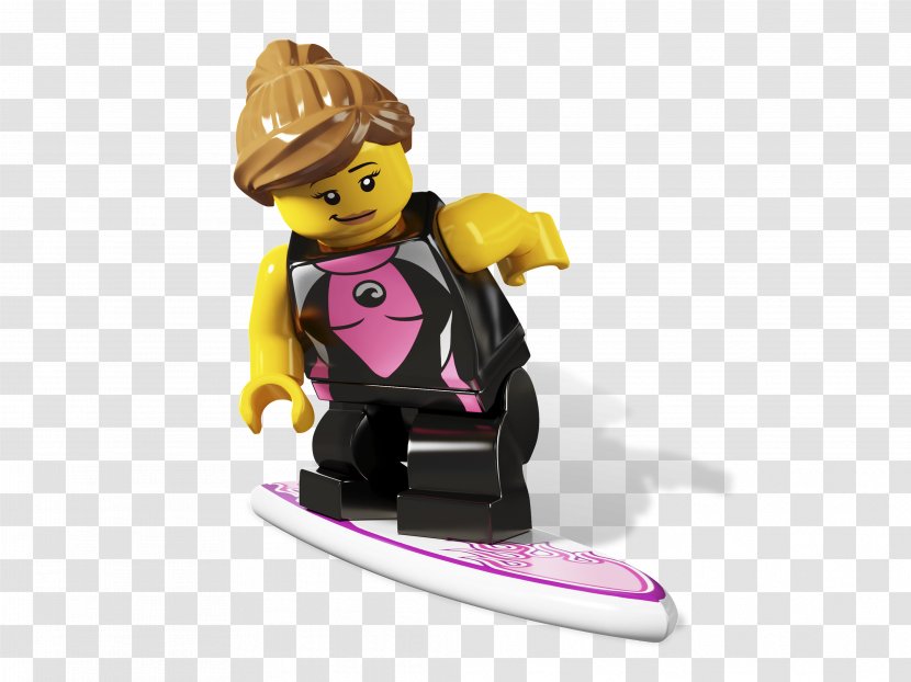 Lego Minifigures Surfing Collectable - Figurine - The Movie Transparent PNG