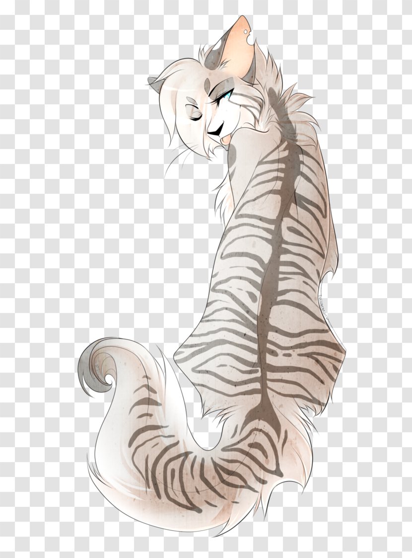 Whiskers Cat Tiger Warriors Dawnpelt - Vertebrate Transparent PNG