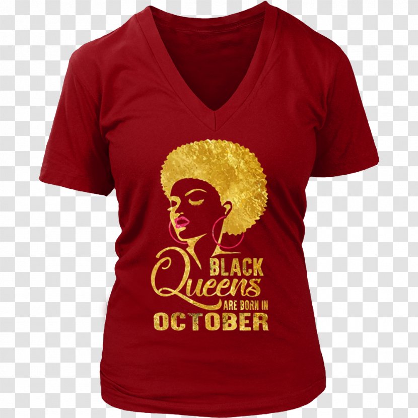 Long-sleeved T-shirt Queens Are Born - Sweatshirt - Unisex HoodieTshirt Transparent PNG