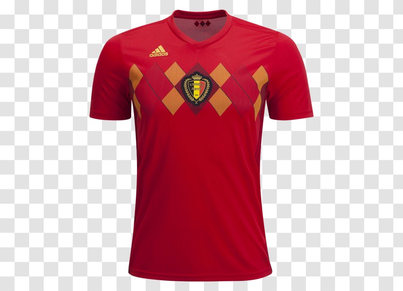 2018 FIFA World Cup Belgium National Football Team T-shirt Jersey Kit Transparent PNG