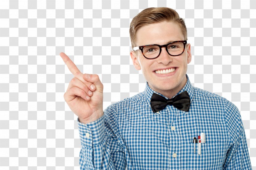 Stock Photography - Glasses - Men Fingers Pointing Upwards Transparent PNG