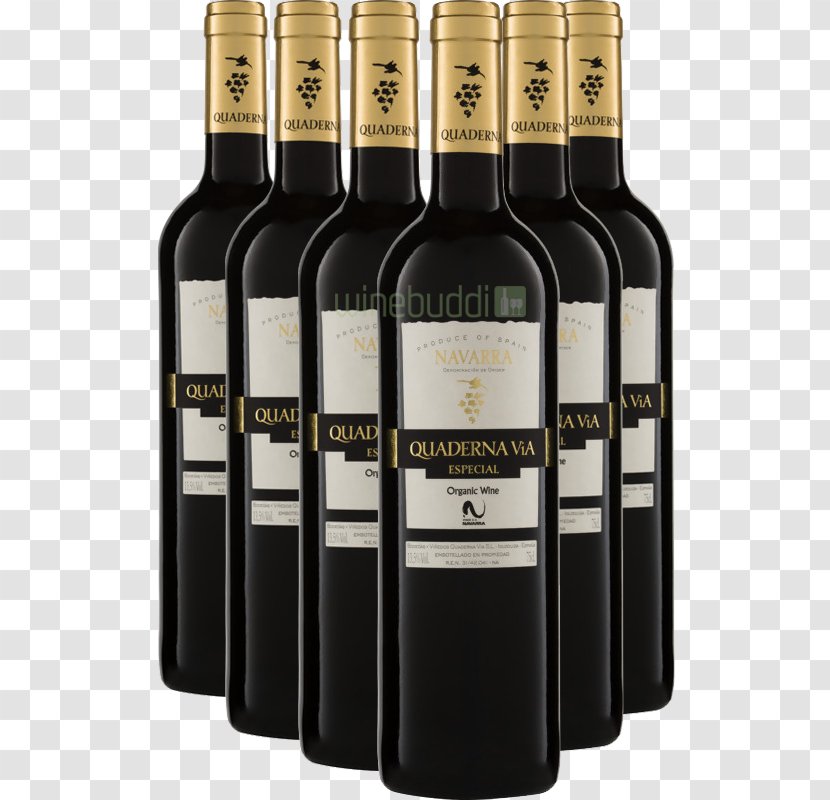 Bodegas Quaderna Via S.L. Navarra DO Wine Liqueur Grenache - Bottle Transparent PNG